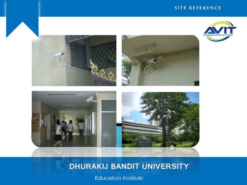 ผลงานการรับติดตั้งกล้องวงจรปิด-Dhurakij-Bandit-University-2-0