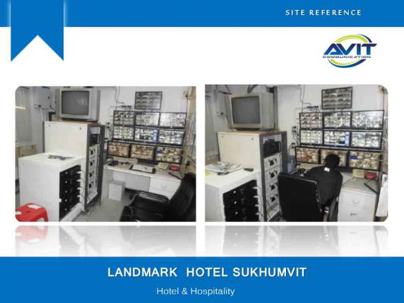 ผลงานการติดตั้งกล้องวงจรปิด แลนด์มาร์ค โฮเทล สุขุมวิท THE LANDMARK HOTEL BANGKOK